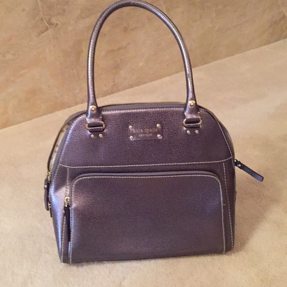 kate spade pewter handbag